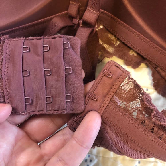 Aerie Real Happy Lightly Lined Bluegrass Lace Bra - Picture 7 of 8